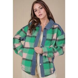 Very J - Button Down Shacket